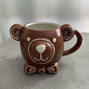 Pottery Barn Gingerbread Bear Mug